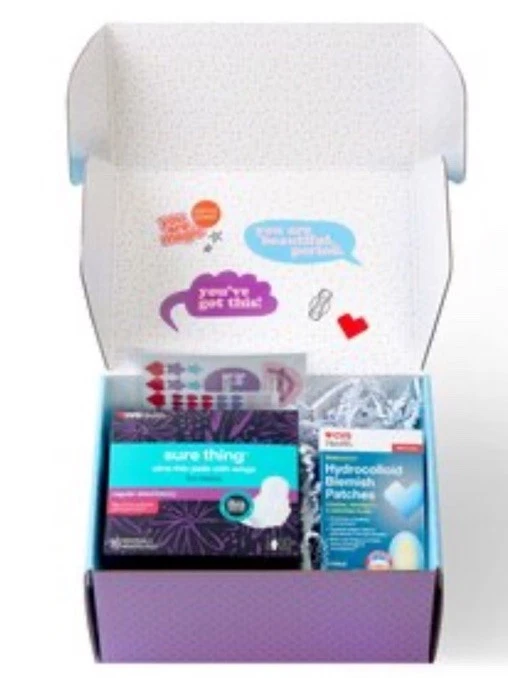 Kit Primer Período para Niñas, Kit Menstrual para Adolescentes Adolescentes-Bienvenida Mujer Foto 4 de 4
