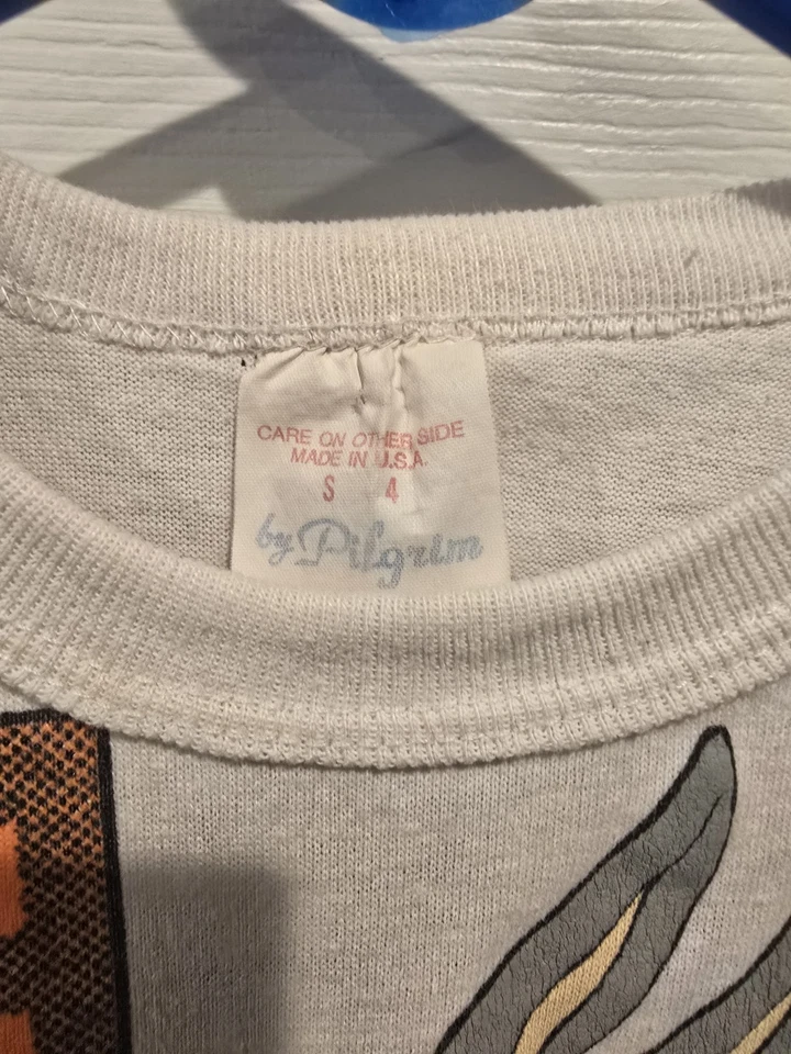 Camiseta vintage 1989 Bugs Bunny Born 2b Wild Kids talla 4t Foto 3 de 4