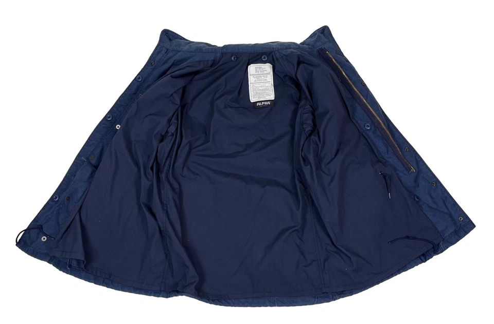 Vintage Alpha Industries M65 Field Jacket US Army Mens Medium Made In USA - Image 3 of 3