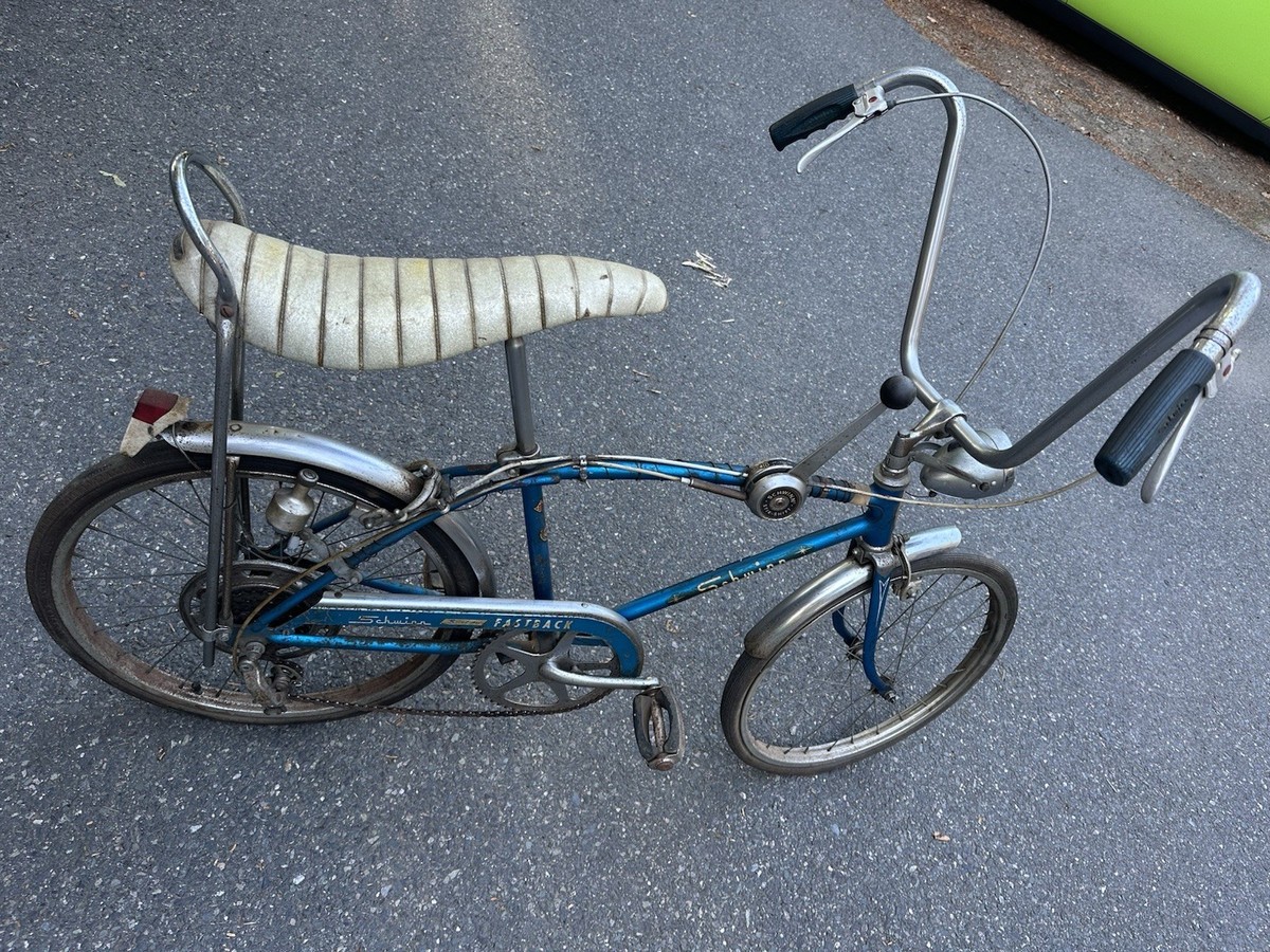 RARE* All-Original Blue 1960's Schwinn Stingray Fastback 5-Speed w/gen & light | eBay RARE* All-Original Blue 1960's Schwinn Stingray Fastback 5-Speed w/gen & light | eBay