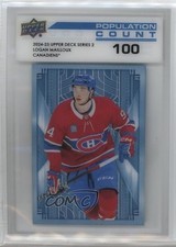 2024-25 Upper Deck Series 2 Population Count 100 /100 Logan Mailloux #PC-47 06id