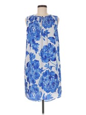 Simply Vera Vera Wang Women Blue Casual Dress M