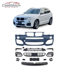 For 2014-2017 BMW X3 F25 F26 X4 to M Tech Style Front Bumper Body Kit