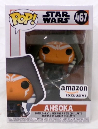 Funko Pop 2021 Disney Star Wars The Mandalorian 467 Ahsoka Tano Amazon Exclusive
