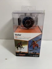 Vivitar DVR 781 HD Action Camcorder Waterproof with Bicycle and Helmet Mounts