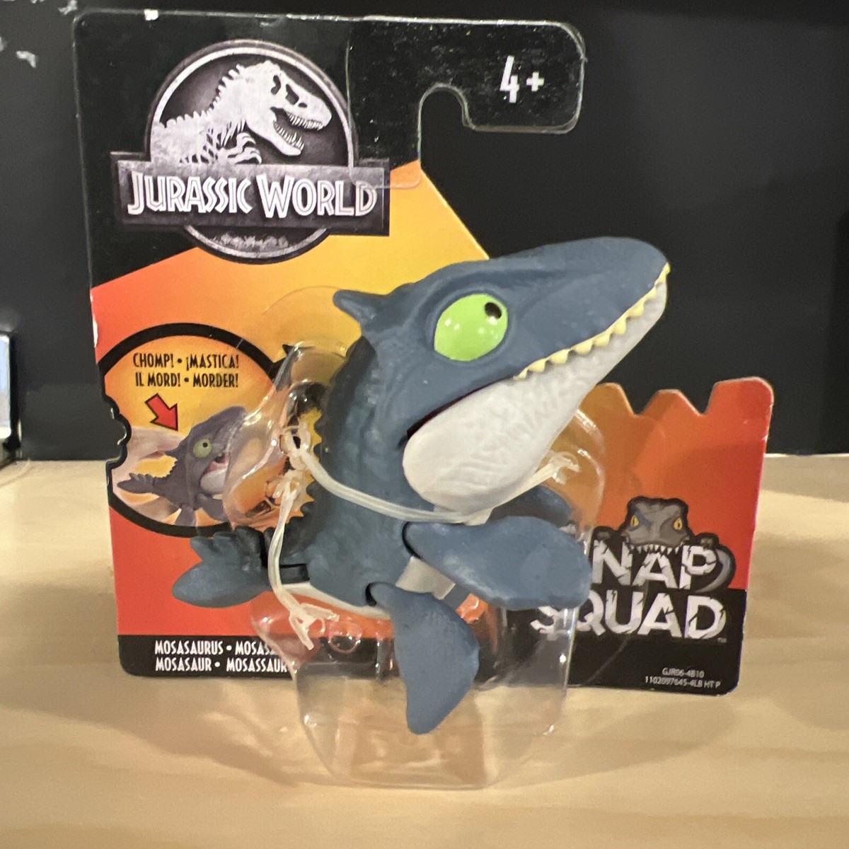 NEW Jurassic World Snap Squad Mosasaurus Dinosaur Mattel