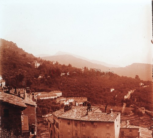 Tirage Ancien Stéréoscopique - Grasse La Grande Rue, France - Vers 1900