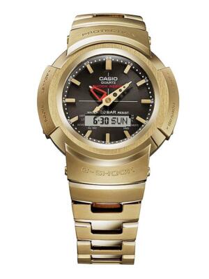 Casio G-Shock Analog Digital Black Dial Men's Stainless Watch AWM-500GD-9ADR