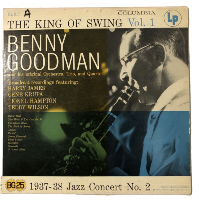 Benny Goodman – The King Of Swing Vol. 1 1956 Columbia 6-Eye Jazz