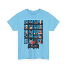 Batman T-Shirt - Animated Series - Harley Quinn, Batgirl, Joker, Bane, Robin