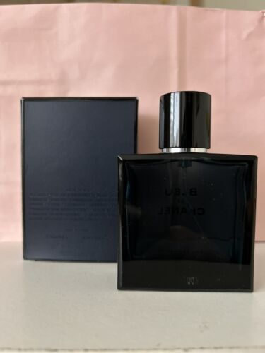 Chanel Blue Eau De Perfume Pour Homme 50ML Empty Bottle +Original Box As Shown - Foto 2 di 6