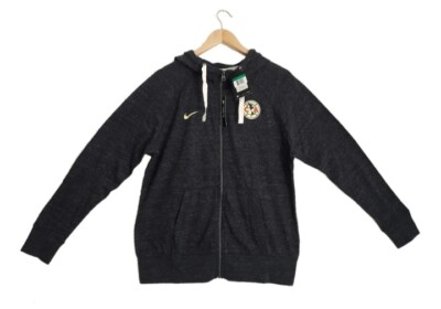 Sudadera Nike 919646-475 Con Capucha Y Cremallera Para Mujer Club