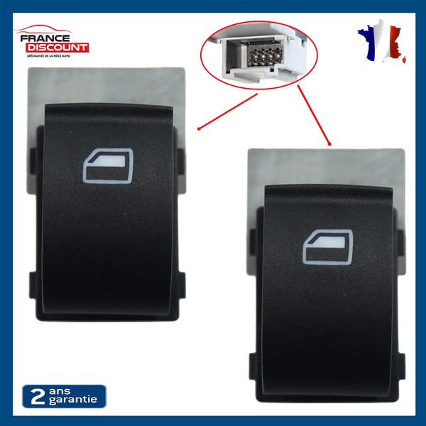 Fensterheber Tasten Hinten Links Und Rechts FüR A3 (8L) A6 4B09598554PK-image