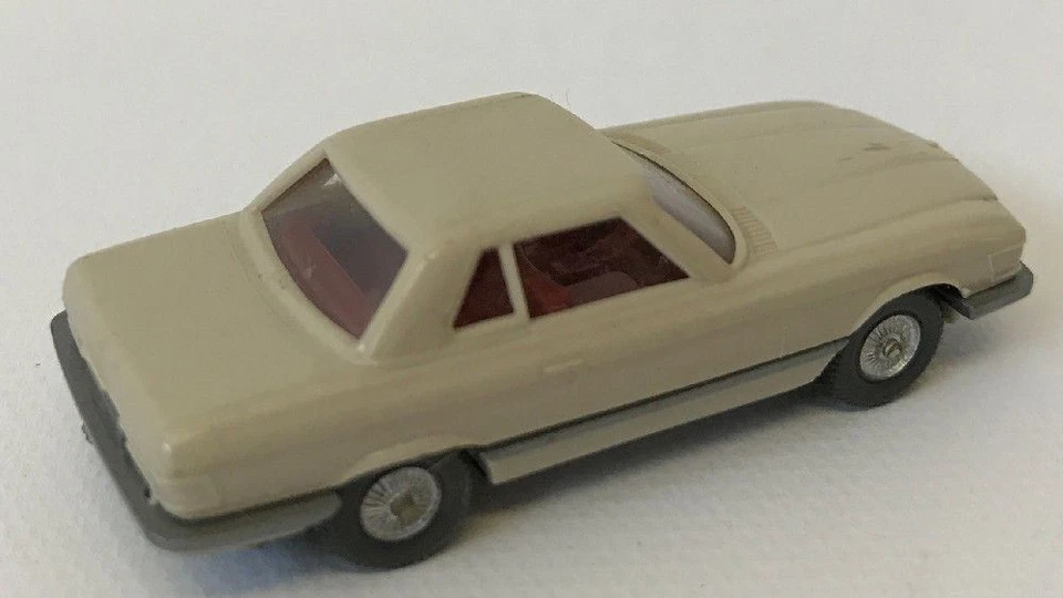 复古威京(德国)1:87 HO 比例灰色 R107 MERCEDES BENZ 350SL 汽车 1.5 — 第 2/3 张图片