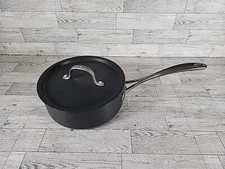 Vintage Calphalon Commercial Aluminum 8782 Saucepan 2.5 Qt with Lid Pot