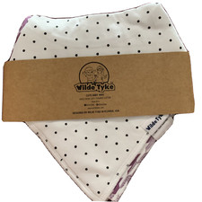 Wilde Tyke Cute Baby Bibs Made From 100 Organic Cotton  4 Pack - New .