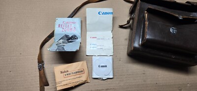 Canon Reflex Zoom 8 # 93724 film inside vintage camera movie