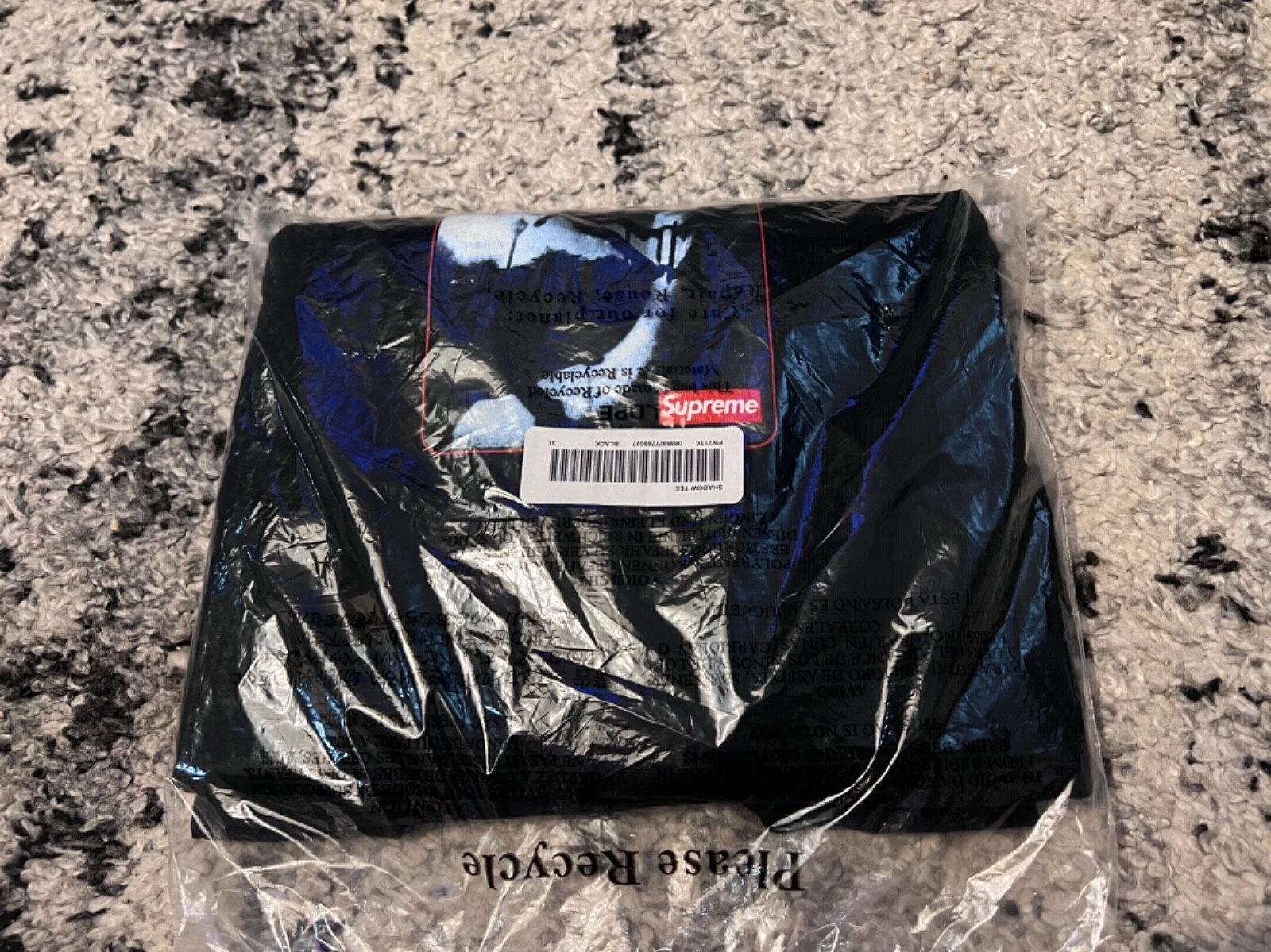 Tee shirt Supreme Shadow noir XL
