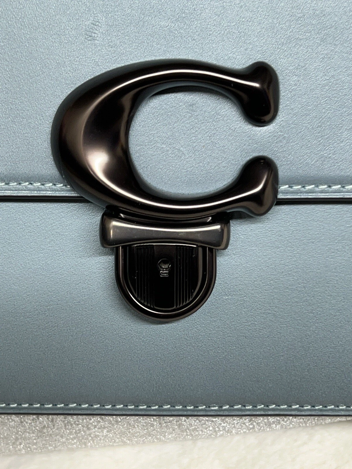 Borsa a tracolla Coach Retail Studio guanto salvia pelle conciata C6641 nuova con etichetta