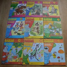 LOT 9 anciennes revues Album ancien Journal de BABAR Vintage