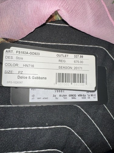 Sciarpa Dolce e Gabbana multicolore a pois ananas - Foto 12 di 15