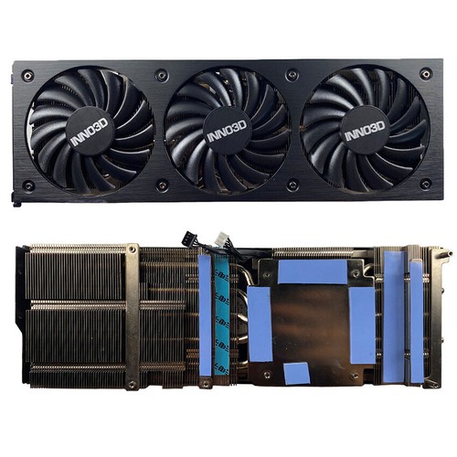 Heatsink with Backplate for INNO3D RTX3080 3080ti X3 Black Gold Ultimate - Picture 18 of 20