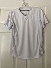 Easton Baseball shirt. Youth Large . Color white.