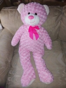 teddy bear jumbo pink