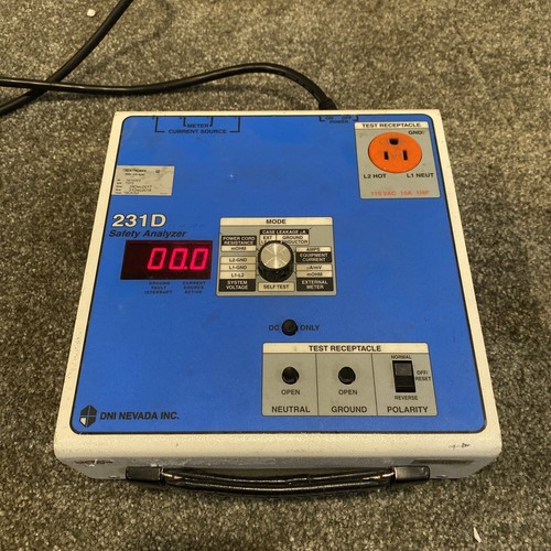 ANALIZADOR DYNATECH NEVADA SAFETY/ECG 100-125 VAC 50-60HZ ¡EXCELENTE! - Imagen 2 de 6