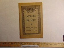 Vintage Wealth In Mice Laboratory Supply Company Booklet Philadelphia Pa