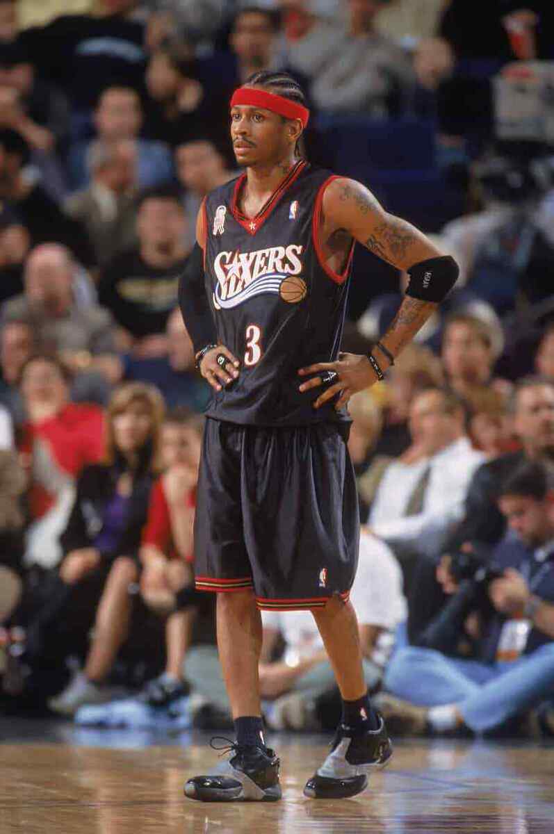 Reebok Allen Iverson Answer V 5 OG Black Silver Mens 9.5 Reebok Allen Iverson Answer V 5 OG Black Silver Mens 9.5
