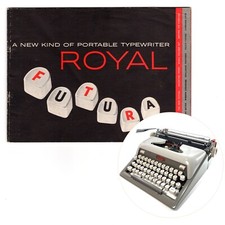 ORIGINAL Royal Futura Typewriter Instruction Manual Vtg 400 600 800 Heritage thumbnail