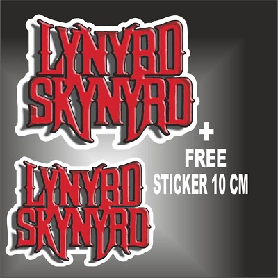 Aufkleber  LYNYRD SKYNYRD hip hop rap jazz hard rock metal + FREE STICKER 10 CM