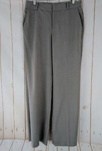 Ralph Lauren Pants 10 Gray Wool Elastane Thin Stretch Unlined