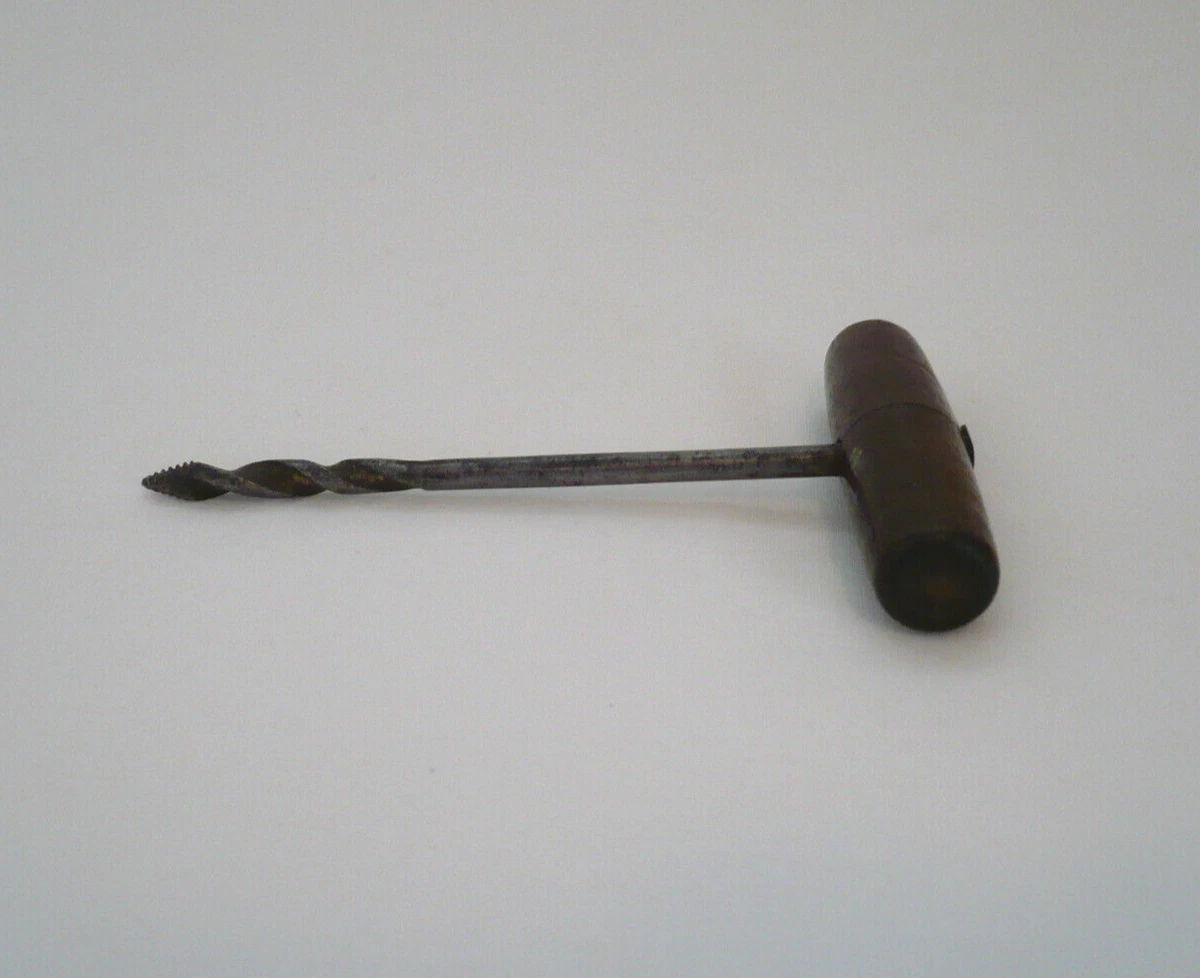 Antique Small T Handle Hand Drill eBay