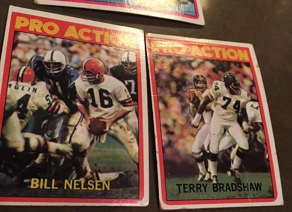 Topps Set Of 17 1972 Football Cards #11-#130 (partial) VG-NRMNT Mel Gray RonYary Foto 2 de 4