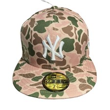 New York Yankees New Era Duck Camo 1996 World Series 59Fifty Orange Size 7 1/2