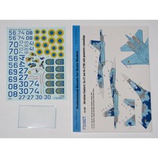 Decals Ukrainian Su-27 and Su-27UB with geometric camouflage 1:48 Foxbot 48-095