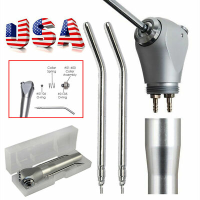 #ad Dental 3 Way Air Water Spray Triple Syringe Handpiece w 2 Nozzles Tip Tubes US $8.90