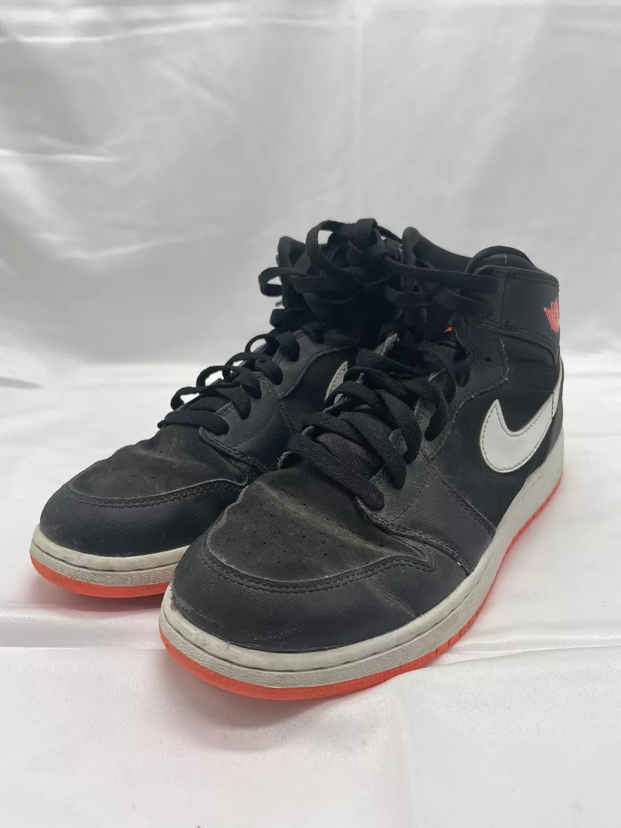 Nike Air Jordan 1 Retro High Black Hot Lava Size 7Y Youth Shoes 332148 028
