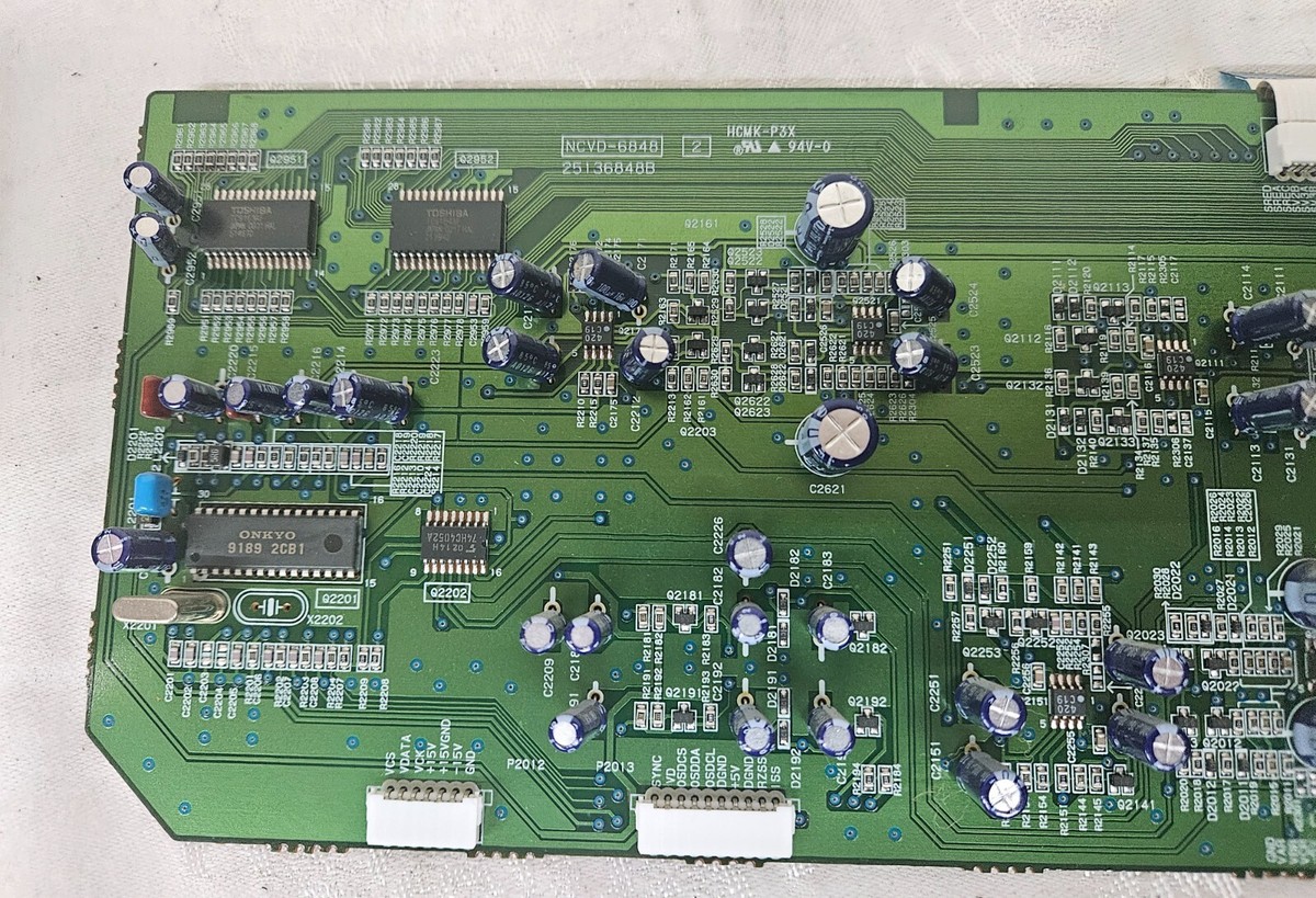 ONKYO TX-DS989 ver2 AV Receiver VIDEO Input Terminal PCB