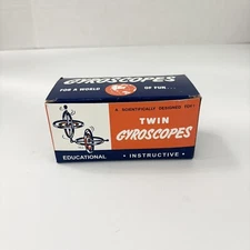 TedCo Toys USA Twin Gyroscopes Educational Space Flight Scientific Retro 2012