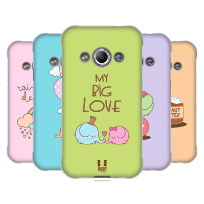 HEAD CASE DESIGNS KAWAII ELEPHANT SOFT GEL CASE FOR SAMSUNG PHONES 4