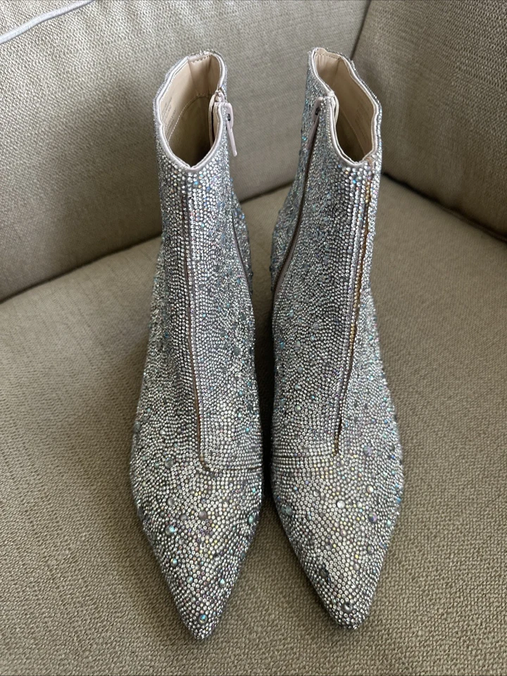 Betsy Johnson Rhinestone Booties - Image 2 of 4