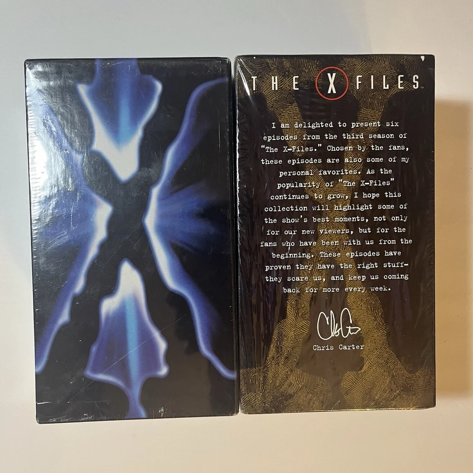 Chris Carters The X-Files 2 VHS Boxset 1995 & 1997 Season 2 & 3 New Sealed - Image 3 of 4