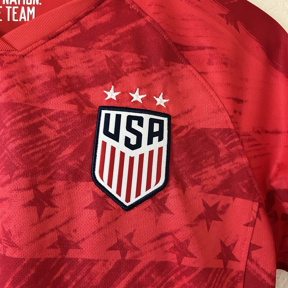 Camiseta de fútbol Nike para mujer Alex Morgan #13 de la selección nacional de Estados Unidos, talla S Foto 3 de 4