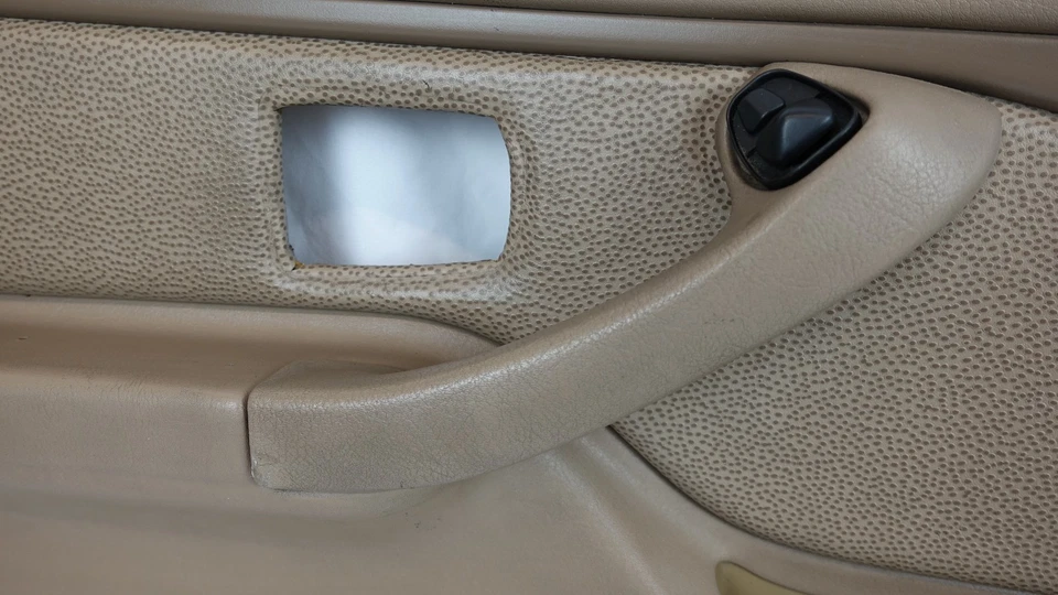 Painel de porta interior BMW Z3 Roadster acabamento bronzeado conjunto esquerda + direita 96-99 fabricante de equipamento original E36 E37 - Imagem 4 de 4