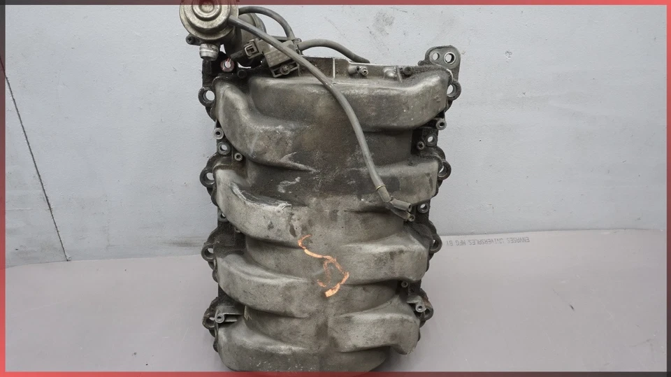 Conjunto de colector de admisión de aire motor motor 98-06 Mercedes W211 E500 SL500 CLK430 FABRICANTE DE EQUIPOS ORIGINALES Foto 4 de 4