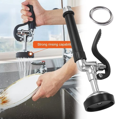 #ad Restaurant Kitchen Pre Rinse Spray Head Sprayer High Pressure Faucet Replacement $31.99