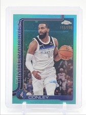 MIKE CONLEY 2025-26 TOPPS CHROME TEAL REFRACTOR TIMBERWOLVES /199 Q5531